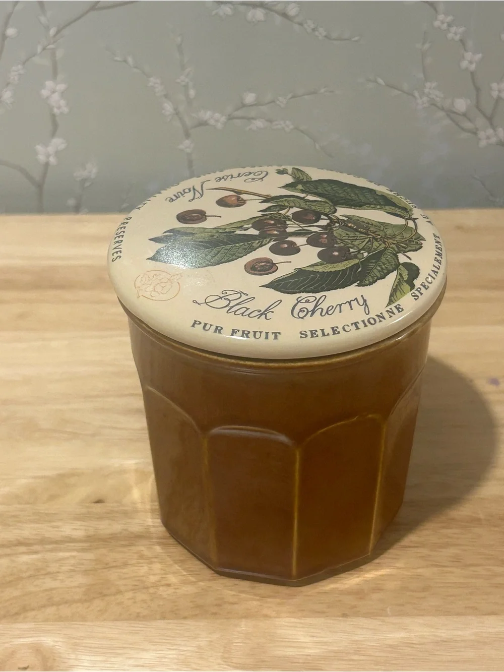 Vintage Ceramic Jam/Preserves Jar- 12oz